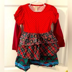 Matilda Jane girls Christmas dress